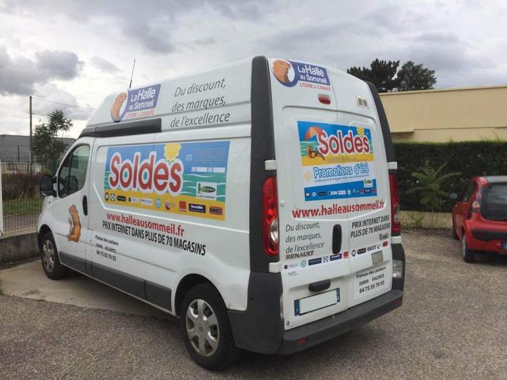 Marquage véhicules utilitaires Salaise-Sur-Sanne