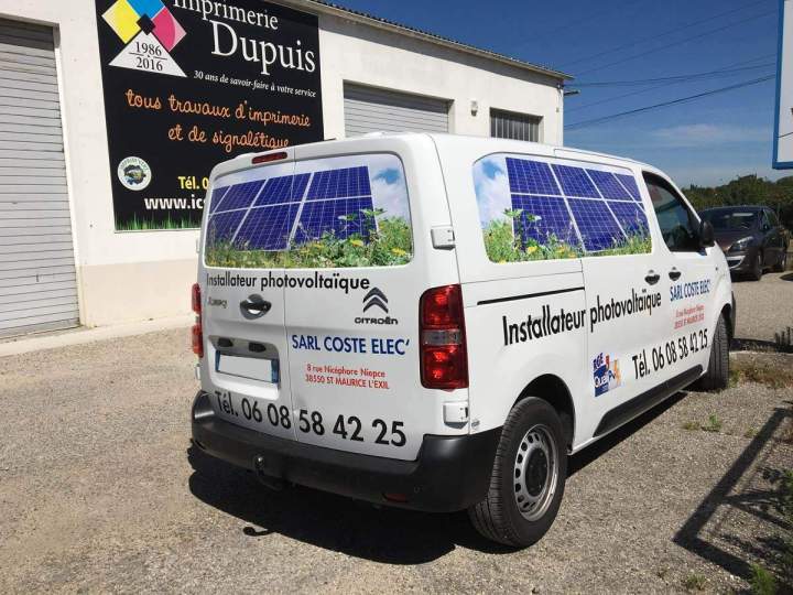 Marquage véhicules utilitaires Salaise-Sur-Sanne