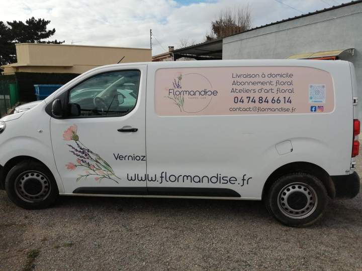 Marquage véhicules utilitaires Salaise-Sur-Sanne