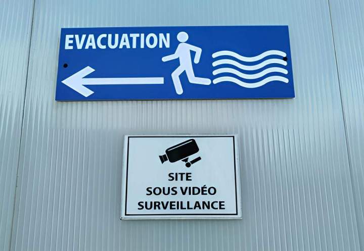 signalétique extérieure x4